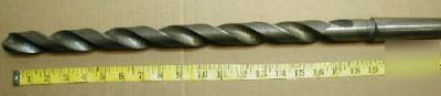 Long drill bit 27/64 morse taper #1 drills extra length