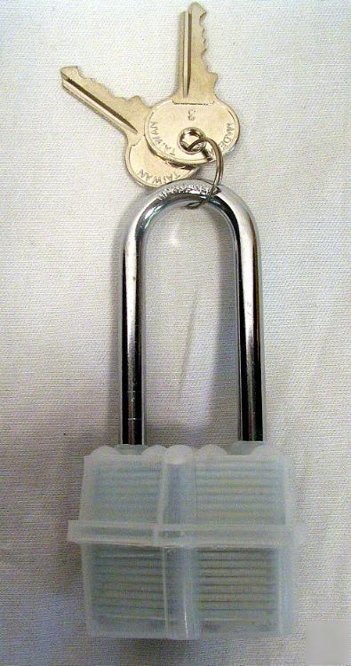 Lot 1 case 100C steel lock padlock 2.5