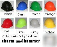 New 12 hard hats orange hi viz case lot 