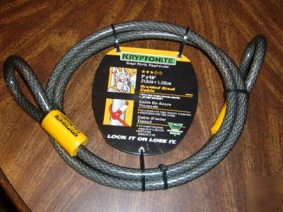 New 2 ingersoll rand kryptonite braided steel cable 