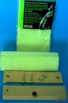 10 shur-line floor finish applicator sets plus 10 pads