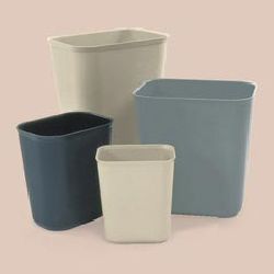 28 quart fiberglass wastebasket-rcp 2543 bla