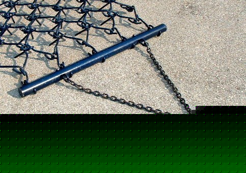 4' x 8' harrow landscape drag rake atv garden tractor