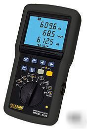 Aemc 8220 w/ MN193 single-phase power quality analyzer