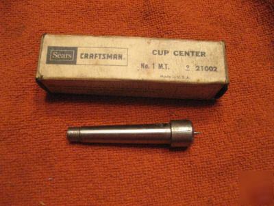 Atlas craftsman lathe cup center