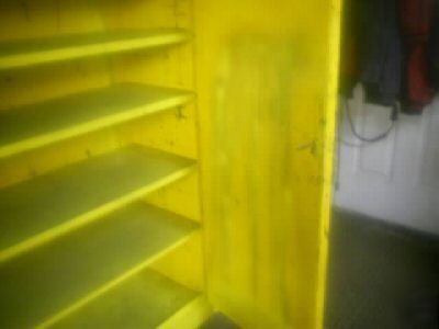 Flammable chemical storage cabinet