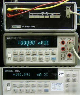 Fluke A90 shunt, guaranteed and calibrated