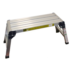 Grip aluminum folding platform