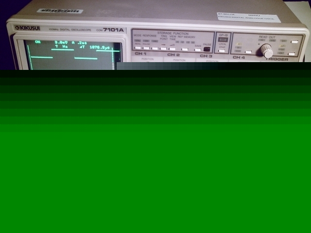 Kikusui COM7101A 100 mhz digital oscilloscope com 7101A