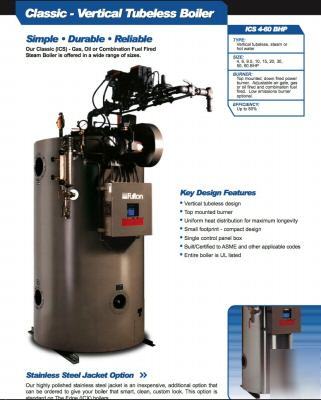 New fulton boiler - 