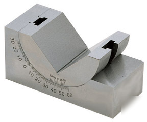 Precision 0-60 adjustable angle v- block 