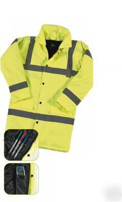 Pro spec hi visibility proof coat size xxl REF471