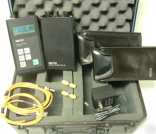 Siecor ots-100 os-100 sm mm fiber optic cable test set