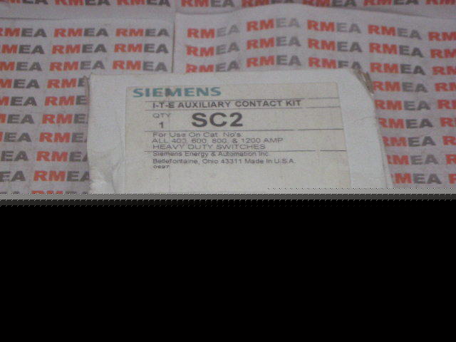 Siemens SC2 ite auxiliary contact kit 