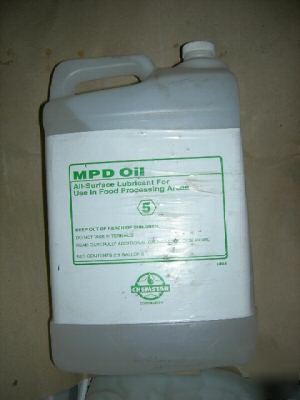 Two chemstar mpd oil LUB1 2.5 gallon bottle