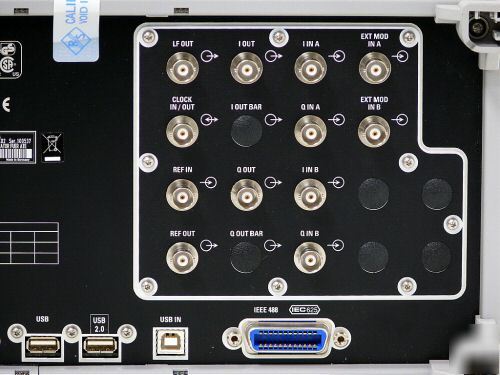 R&s SMATE200A vector signal generator, 100 khz to 6 ghz