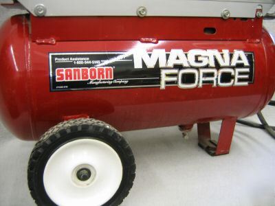 Sanborn magna force 1 hp air compressor #MO2FL100-7.5 