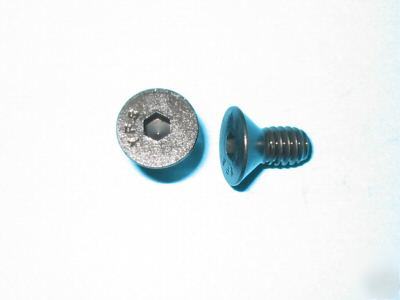 100 flat head socket cap screws - size:#10-24X 1/2