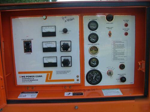 2000 multiquip 37 kw generator isuzu diesel trailer