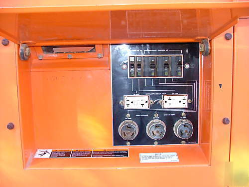 2000 multiquip 37 kw generator isuzu diesel trailer