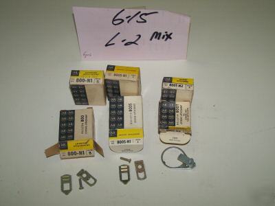 6 pcs allen bradley mixed locking attachments *