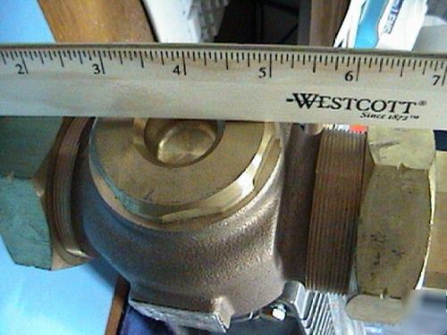 Air pneumatic operated 3-way hot water heating valve 