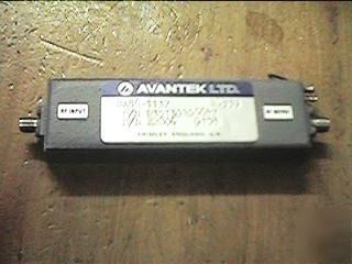 Avantek SA86-1137 amplifier 11.5 - 18 ghz 33DB gain sma