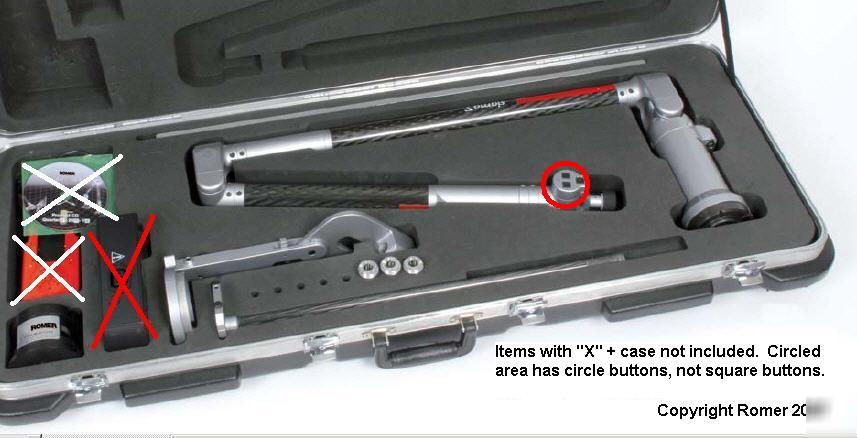 Axila cmm arm 5'/6' romer sheffield 3D cad portable 