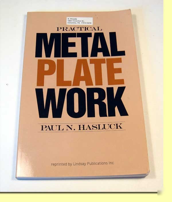 1995 reprint of practical metal plate work by hasluck