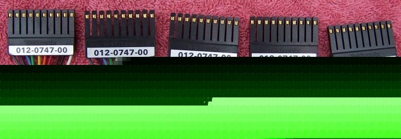 5 tek 012-0747-00 logic analyzer probe leads + grips 