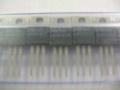 90PCS p/n LM7912CT ; ic volt reg neg 12V 1.5A to-220