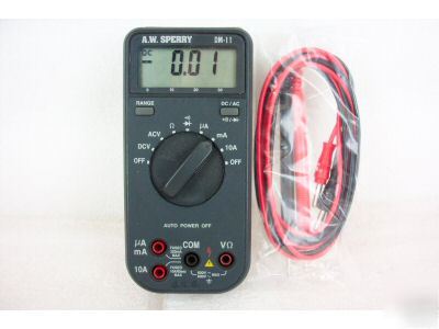 A. w. sperry dm-11 digital multimeter w/ leads