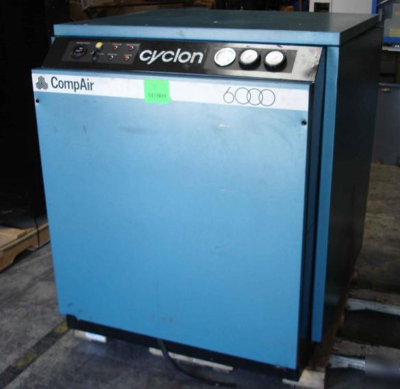 Compair cyclon 6000 30 hp rotary screw compressor