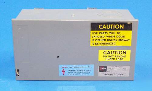 Cutler hammer CP2 225 amp busway CP2SB34 switch