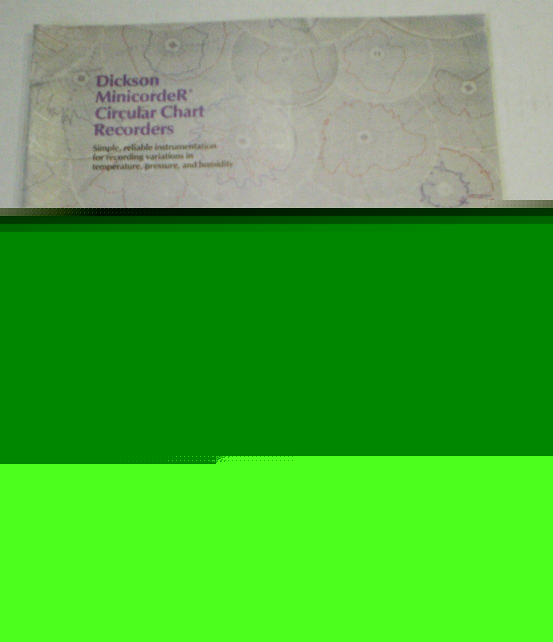 Dickinson minicorder catalog 850 1983 - $5 shipping 