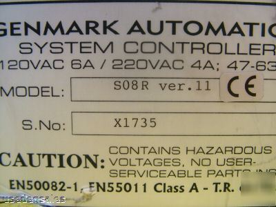Genmark automation robot controller S08R ver.11