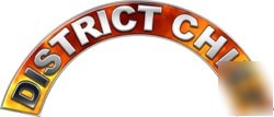 Helmet arcs rockers FF50 reflective dist chief fire