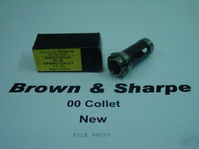 New brown & sharpe 00 collet 1/4