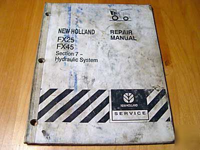 New holland FX25 FX45 forage harvester service manual