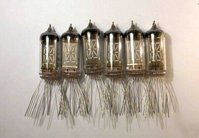 New iv-17 large multisegment vfd tube. 12 tubes nixie