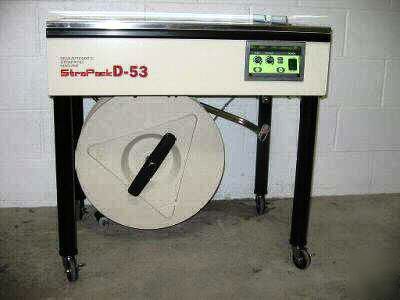 New strapack d-53 semi-automatic strapping machine