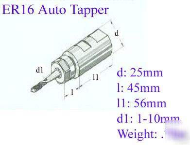 New zurn 25MM straight shank auto tapper tool holder