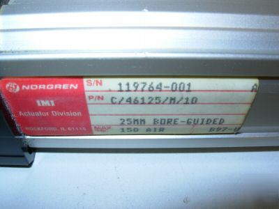 Norgren series 46000 lintra lite rodless actuator 
