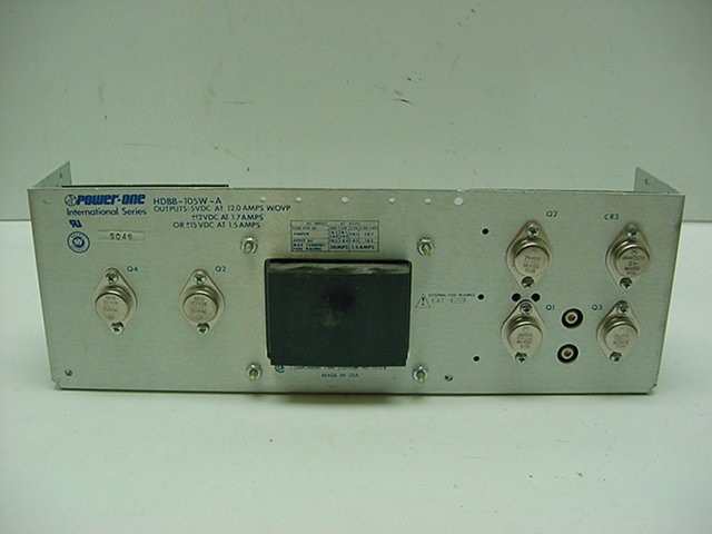Power one hdbb-105W-a power supply 5-15VDC 1.5-12 amp