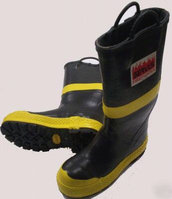 Servus 1492 rubber firefighting boot 14.5-narrow