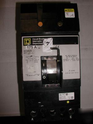 Square d KC34175 circuit breaker 175 amp 3 pole 480V
