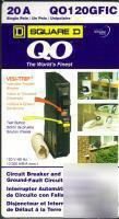 Square d afci arc-d-tect 20 amp Q0120AFIC single pole 