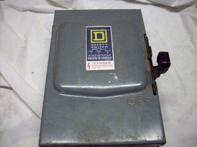 Square d safety switch 60 amp 240 volt
