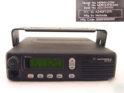 Used motorola vhf MCS2000 25W mobile radio - model 1