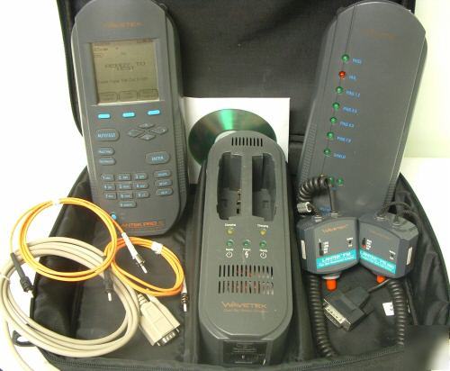 Wavetek lantek pro xl 1300NM fiber CAT5 cable certifier